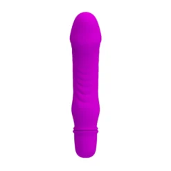 Mini vibrátor 10 stimulációs móddal, 13,5 cm. – Steve Purple