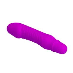 Mini vibrátor 10 stimulációs móddal, 13,5 cm. – Steve Purple