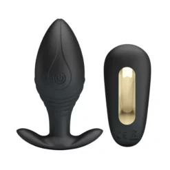 Rezgő anális csatlakozó távirányítóval, 8,8 cm. – Royal Pleasure Regina