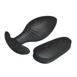 Rezgő anális csatlakozó távirányítóval, 8,8 cm. – Royal Pleasure Regina