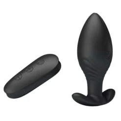 Rezgő anális csatlakozó távirányítóval, 8,8 cm. – Royal Pleasure Regina
