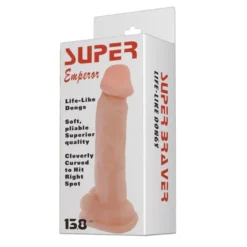 Rugalmas pénisz dildó, szuper méret, 34 cm. – Szuper császár