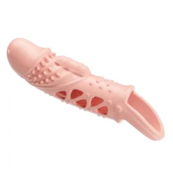 Rezgő péniszhosszabbító herepánttal, 14cm. – Cecilia hüvely 1