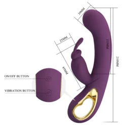 Luxus vibrátor okostelefonos vezérléssel, 21 cm. – Nagyon szeretem, Liam