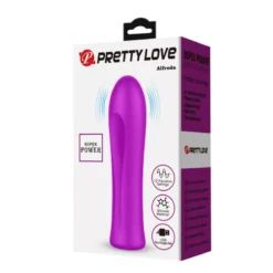 Mini vibrátor, szuper erős, 10,2 cm. – Pretty Love Alfreda Purple I