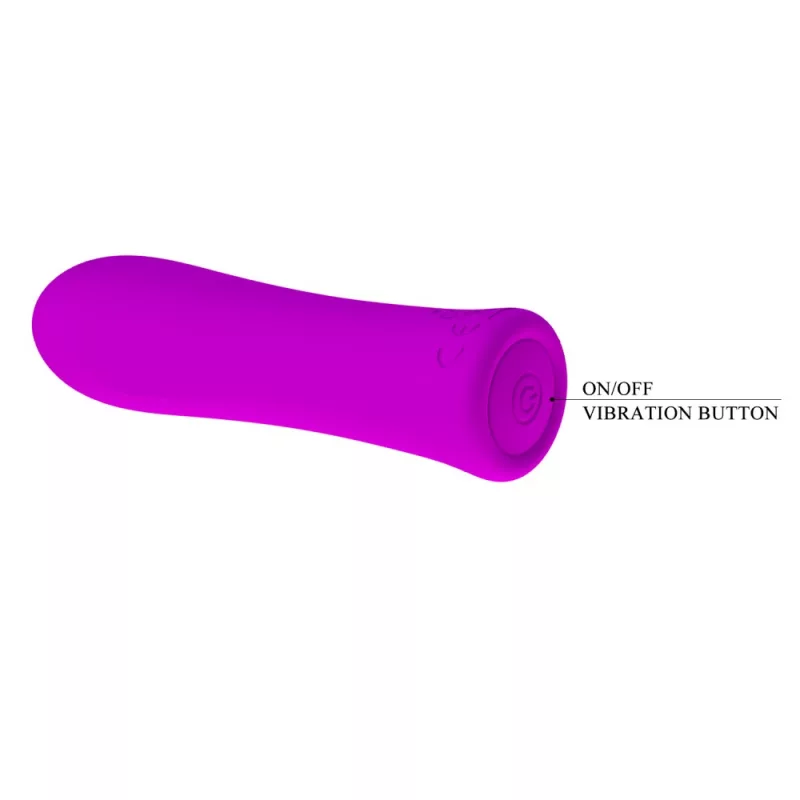 Mini vibrátor, szuper erős, 10,2 cm. – Pretty Love Alfreda Purple I