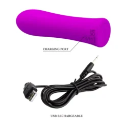Mini vibrátor, szuper erős, 10,2 cm. – Pretty Love Alfreda Purple I