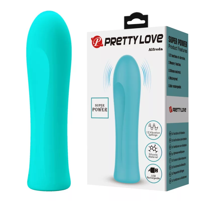 Mini vibrátor Pretty Love Alfpirosa Green