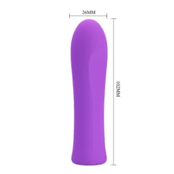 Mini vibrátor, szuper erős, 10,2 cm. – Pretty Love Alfreda Purple II