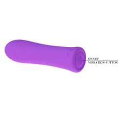 Mini vibrátor, szuper erős, 10,2 cm. – Pretty Love Alfreda Purple II