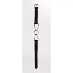 Calf Softy Leather Top and Lamb Leather Padding with Stainless Steel Mouth Piece fekete