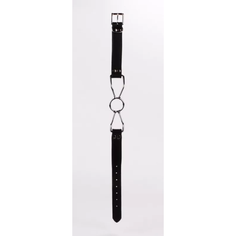 Calf Softy Leather Top and Lamb Leather Padding with Stainless Steel Mouth Piece fekete