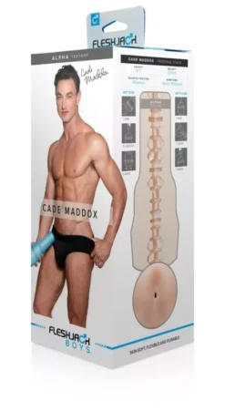 Maszturbáló pornósztár, férfi végbélnyílás – Cade Maddox, Alpha