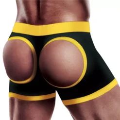 Uniszex pántos boxer, M/L méret – Horny Strapon Shorts