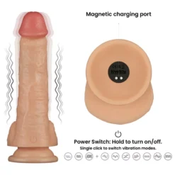 Vibrátor 8’ Vibrating Power Basics Cock