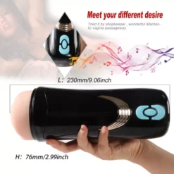 Maszturbátor hüvelynyílással és erotikus hangzással – Lauren Masturbation Cup