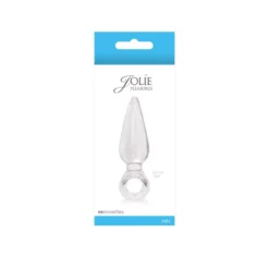 Anális csatlakozó, mini kincs, 9cm. – Jolie Pleasures Mini Clear