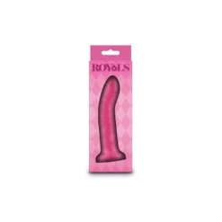 Dildó Royals 12,7 cm Charlie Metallic rózsaszín