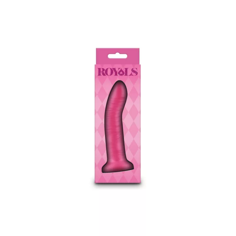 Dildó Royals 12,7 cm Charlie Metallic rózsaszín