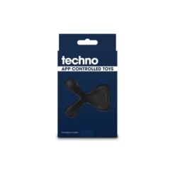 Péniszgyűrű Techno Strobe fekete