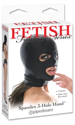 Spandex 3 Hole Hood fekete