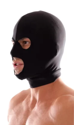 Spandex 3 Hole Hood fekete