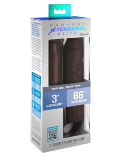17,8 cm Extension with Strap Brown