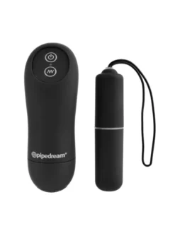 Mini vibrátor Remote Control Vibrating Panties fekete