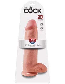 Dildó 30,5 cm Cock with Balls Light