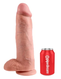 Dildó 30,5 cm Cock with Balls Light