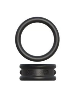 Péniszgyűrű Max Width Silicone Rings fekete