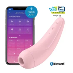 App vezérelt csiklóstimulátor – Curvy 2+ Pink