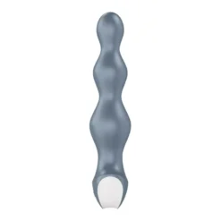 Rezgő anális stimulátor, 14cm. – Lolli Plug 2, Ice Blue