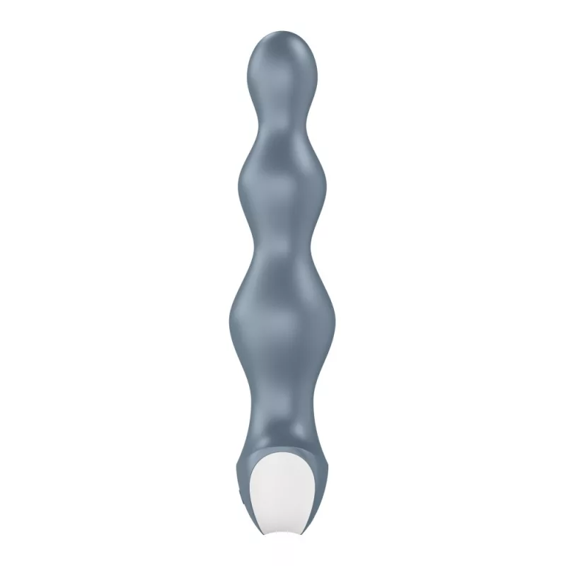 Rezgő anális stimulátor, 14cm. – Lolli Plug 2, Ice Blue