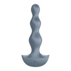 Rezgő anális stimulátor, 14cm. – Lolli Plug 2, Ice Blue