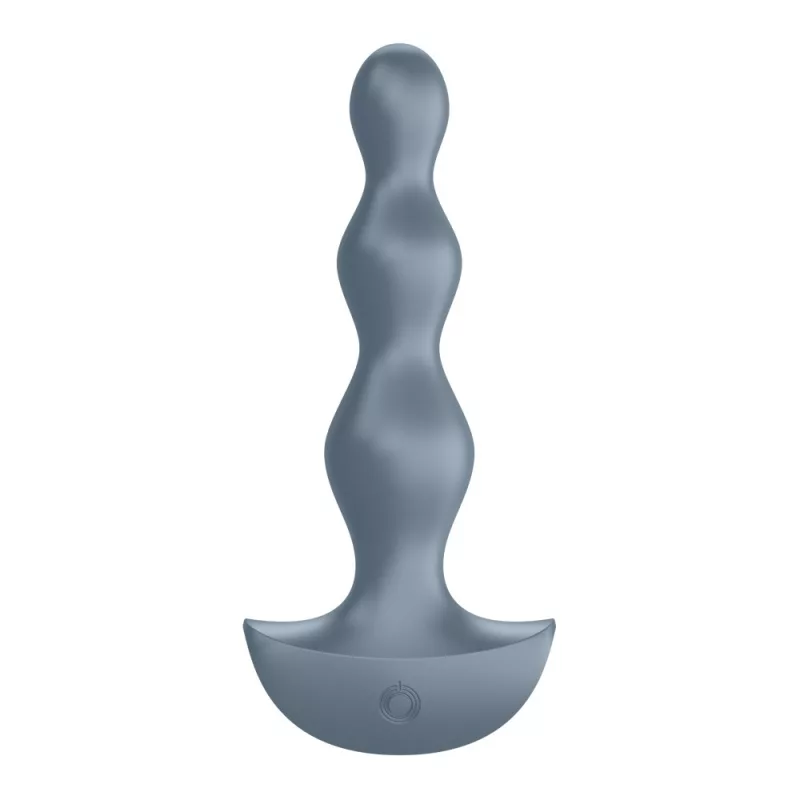 Rezgő anális stimulátor, 14cm. – Lolli Plug 2, Ice Blue