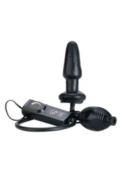 Felfújható anális dugó vibrációval, 12 cm. – Fanny Hills Butt Plug