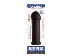 Anális vibrátor tömör méretekkel, 25,4 cm. – X-Men Butt Plug