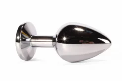 Fémeke fekete kristállyal, titkos fényű, 7,1 cm. – Secret Shade Silver
