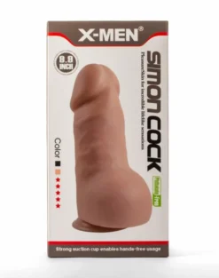 Dildó X-MEN Simon 25,1 cm Cock fekete